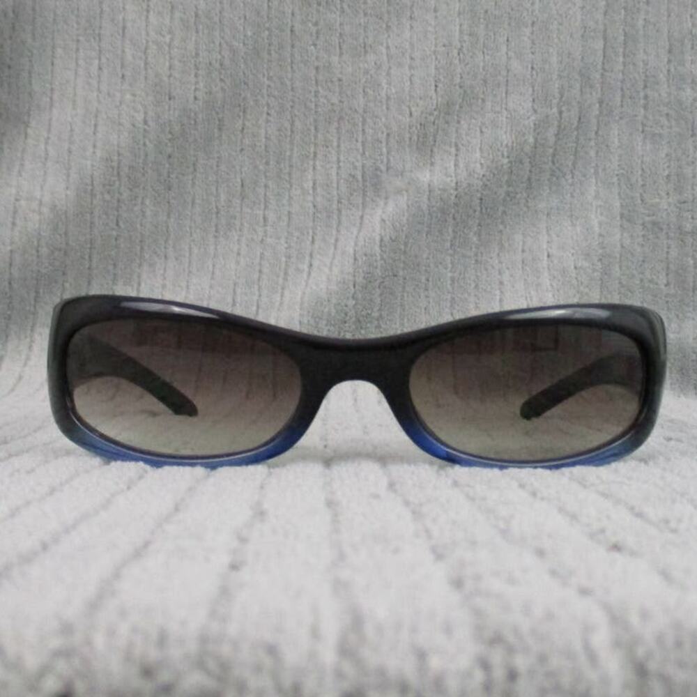 New Divine Eyewear Kali Black Blue Fade/Smoke Sunglasses Women's NWT